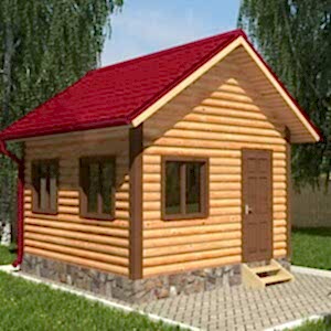 Каркасная баня (44-1) 4 на 4 метра под ключ Каркасная баня (44-1) 4 на 4 метра под ключ