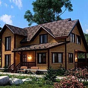 Каркасный дом 10x9 метра под ключ Каркасный дом 10x9 метра под ключ