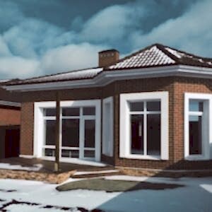 Каркасный дом 14,5x9,5 метра под ключ Каркасный дом 14,5x9,5 метра под ключ