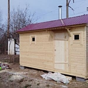 Каркасная баня (24-9) 2,2 на 4 метра под ключ Каркасная баня (24-9) 2,2 на 4 метра под ключ