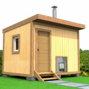 Каркасная баня (23-1) 2,5 на 3 метра под ключ Каркасная баня (23-1) 2,5 на 3 метра под ключ