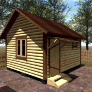 Каркасная баня (44-2) 4 на 4 метра под ключ Каркасная баня (44-2) 4 на 4 метра под ключ