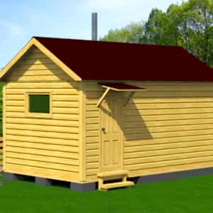 Каркасная баня (35-5) 3 на 5 метра под ключ Каркасная баня (35-5) 3 на 5 метра под ключ