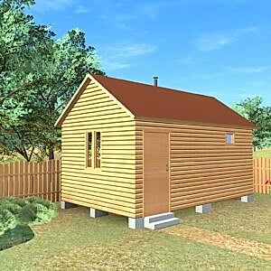 Каркасная баня (35-6) 3 на 5 метра под ключ Каркасная баня (35-6) 3 на 5 метра под ключ