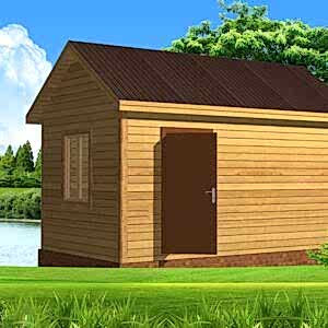 Каркасная баня (35-7) 3 на 5 метра под ключ Каркасная баня (35-7) 3 на 5 метра под ключ