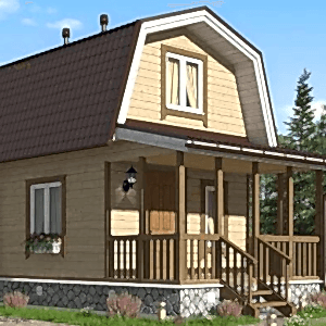 Каркасный дом в два этажа с крыльцом 4 на 6 Каркасный дом в два этажа с крыльцом 4 на 6