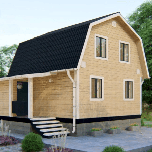 Каркасный дом 6 на 7,5 в два этажа Каркасный дом 6 на 7,5 в два этажа