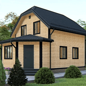 Каркасный дом 6 на 8,5 в два этажа Каркасный дом 6 на 8,5 в два этажа