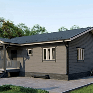 Каркасный дом 12 на 12 с террасой Каркасный дом 12 на 12 с террасой