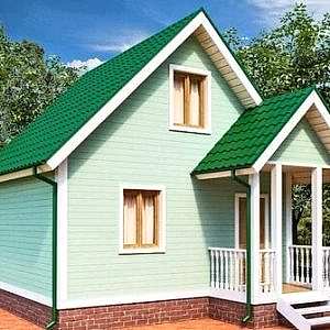 Дом с небольшой террасой 4 на 5 Дом с небольшой террасой 4 на 5