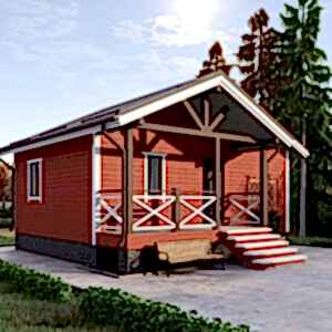 Каркасный дом 7.5 на 8 Каркасный дом 7.5 на 8