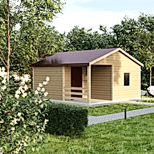 Одноэтажный каркасный дом 5 на 5 Одноэтажный каркасный дом 5 на 5