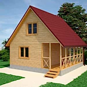 Практичный дом 5 на 5,5 Практичный дом 5 на 5,5