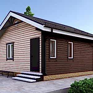 Практичный каркасный дом 6 на 6 Практичный каркасный дом 6 на 6