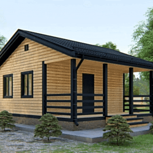 Садовый каркасный дом 6 на 7 с террасой Садовый каркасный дом 6 на 7 с террасой